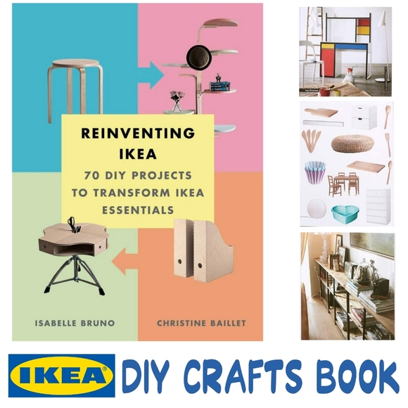 Reinventing Ikea Home Decor DIY Furniture Projects Crafts Craft Book - Picture 1 of 12